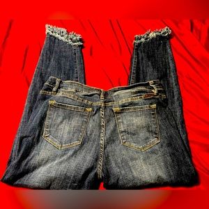 KanCan Frayed Ankle/Crop